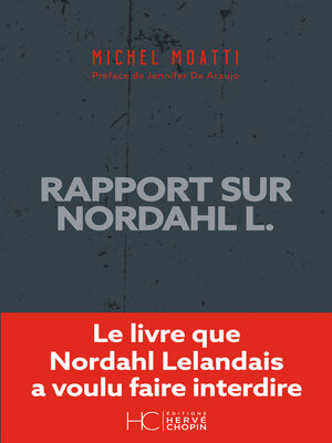 cover image of Rapport sur Nordahl L.